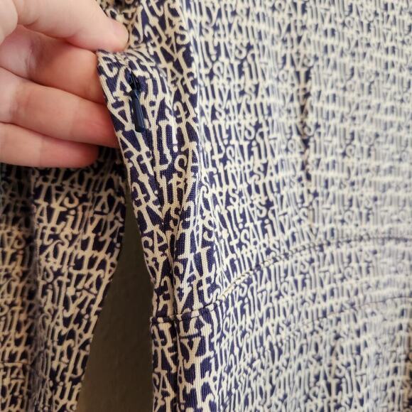 Lilly‎ Pulitzer Blaney Dress Ruffle Trim Navy Size XS - Picture 10 of 13